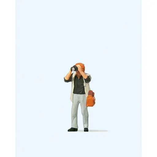 [PR28021] Personnage "Photographe" - Preiser 28021 - HO 1/87