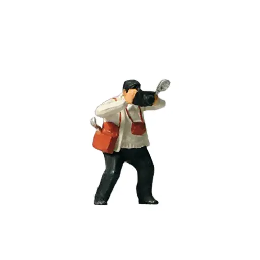 [PR28069] Photographe - Figurine - PREISER 28069 - Échelle HO 1/87