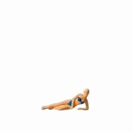 [PR28073] Femme couché en maillot de bain - Preiser 28073 - HO 1/87