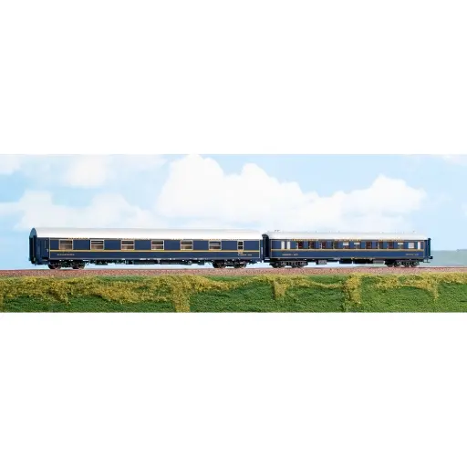 [AC55278] Coffret de 2 voitures-lits - Acme 55278 - HO 1/87 - CIWL/FS - Ep IV - 2R