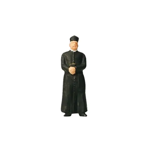 [PR28076] Figurine prêtre portant une soutane - PREISER 28076 - 1/87