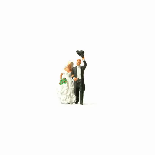 [PR28091] Personnage "Couple mariés" - Preiser 28091 - HO 1/87