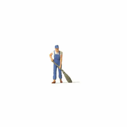 [PR28097] Personnage balayeur de rue - Preiser 28097 - HO 1/87