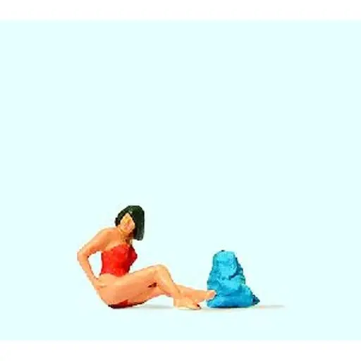 [PR28127] Baigneuse avec Crème Solaire - PREISER 28127 - HO : 1/87