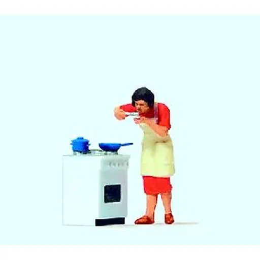 [PR28137] Personnage goûtant son plat