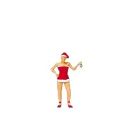 [PR29088] Miss Santa avec des cloches - Preiser 29088 - HO 1/87