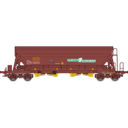 [AL065309] Wagon trémie Tanpps T90 "Trans Engrais" - Albert Modell 065309 - HO 1/87 - F-ERSA - Ep VI - 2R