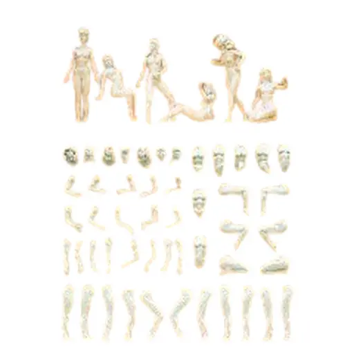[PR63901] 7 Femmes "Eve" - Preiser 63901 - 1/35