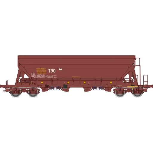 [AL565002] Wagon trémie Tanpps "T90" - Albert Modell 565002 - HO 1/87 - SNCF - Ep IV - 2R