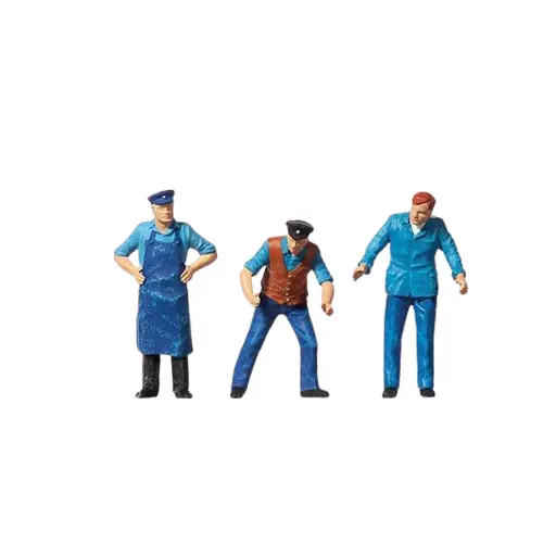 [PR65311] 3 Travailleurs - Preiser 65311 - 0 1/43