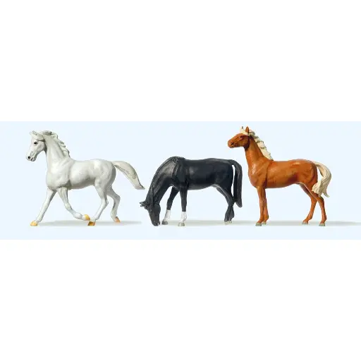 [PR65323] Chevaux - Preiser 65323 - 0 1/43