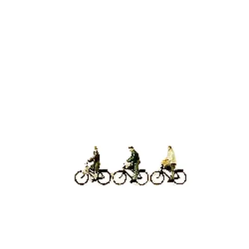 [PR79087] Lot de 3 Cyclistes - Preiser 79087 - N: 1/160