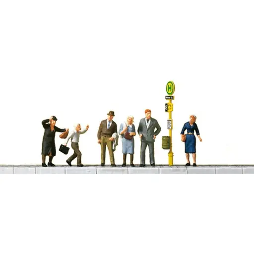 [PR79148] Pack de Voyageurs - Attente du Tramway - Preiser 79148 - N 1/160