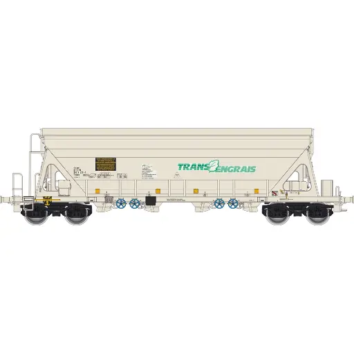 [AL065318] Wagon trémie Tapps Trans Engrais - Albert Modell 065318 - HO 1/87 - Ep VI - 2R