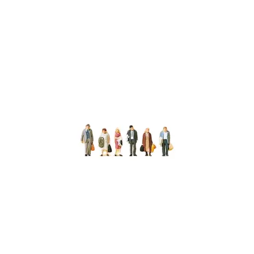 [PR88535] Pack de 6 Voyageurs - Preiser 88535 - Z: 1/220