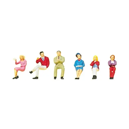 [PR88545] Passagers assis - Preiser 88545 - Z 1/220