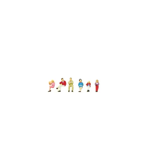 [PR88545] Passagers assis - Preiser 88545 - Z 1/220