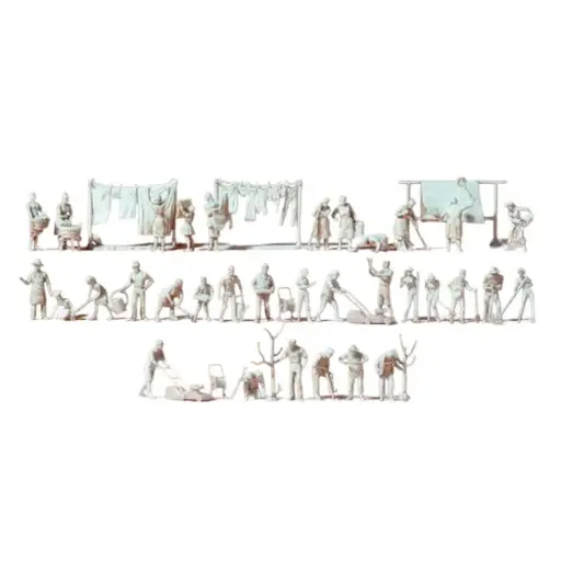 [PR16361] Travaux à la maison - Preiser 16361 - HO 1/87