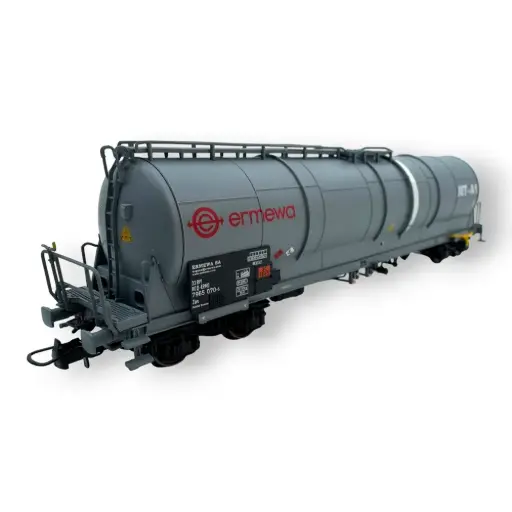 [AL796009] Wagon citerne grande capacité 85m3 Zas gris Ermewa - ALBERT MODELL 796009 - EP VI - HO 1/87
