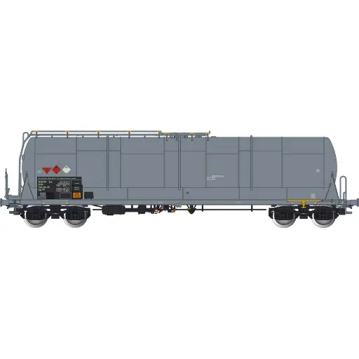 [AL796004] Wagon citerne grande capacité 85m3 Zas gris DR - ALBERT MODELL 796004 - EP VI - HO 1/87
