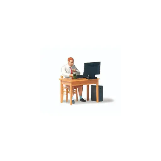 [PR28250] Bureau à domicile - Télétravail PREISER 28250 - HO 1/87