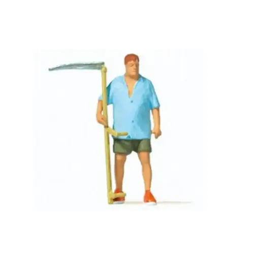 [PR28217] Un fermier avec sa faux PREISER 28217 - HO 1:87
