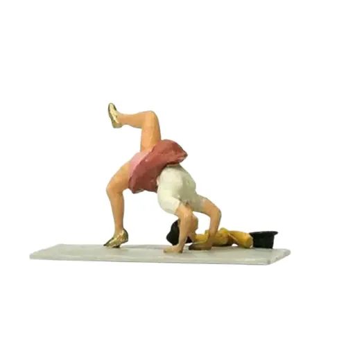 [PR29108] Un personnage de performeuse et ses accessoires PREISER 29108 - HO 1/87
