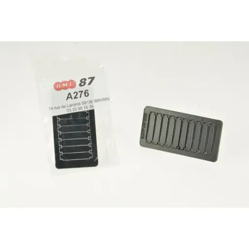 [AMFA276] Barres de 10 attelage FIXE pour wagons - REE Modeles AMFA276