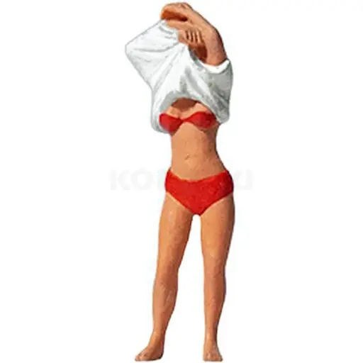 [PR28258] Une sauveteuse en pleine action PREISER 28258 - HO 1/87