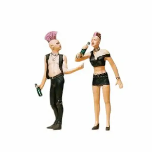 [PR45092] Deux punks - Preiser 45092 - G 1/22,5