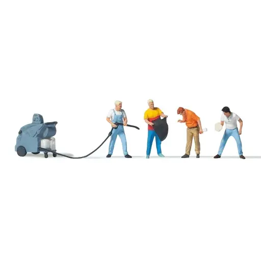 [PR10708] A la station de lavage - HO 1/87 - PREISER 10708