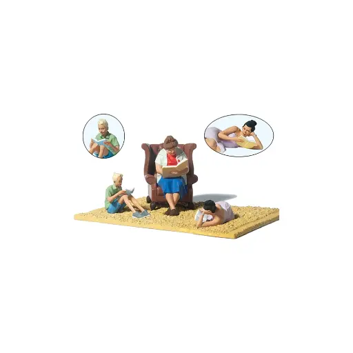 [PR44939] La fièvre de la lecture - Preiser 44939 - G 1:22.5