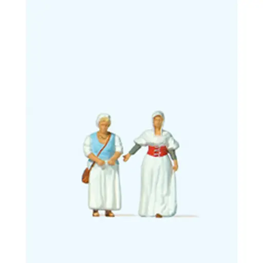 [PR28224] Vendeuses Médiéval - Preiser 28224 - HO 1/87