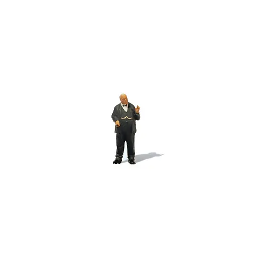 [PR28264] Sir Winston Churchill - Preiser 28264 - HO 1/87