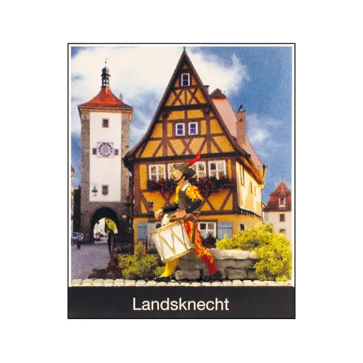 [PR99504] Landsknecht avec tambour - Preiser 99504 - HO 1/87
