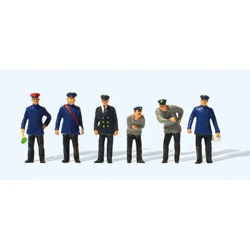 [PR12447] Personnel ferroviaire - Preiser 12447 - HO 1/87