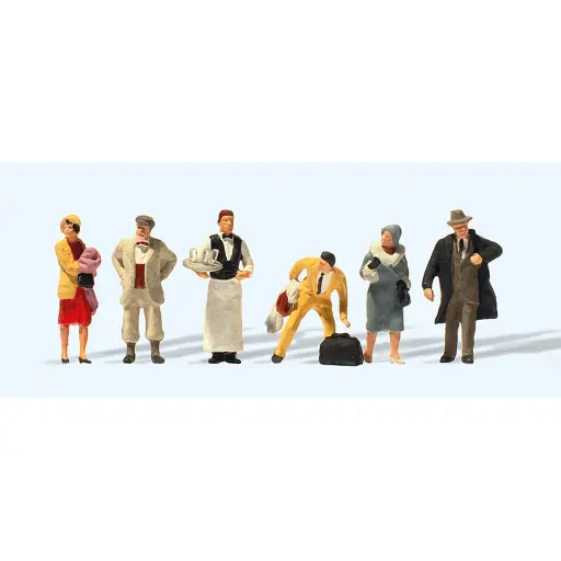 [PR12448] A la gare - Preiser 12448 - HO 1/87