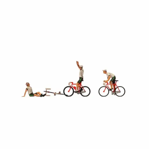 [PR25005] Coureurs cyclistes - Preiser 25005 - HO 1/87