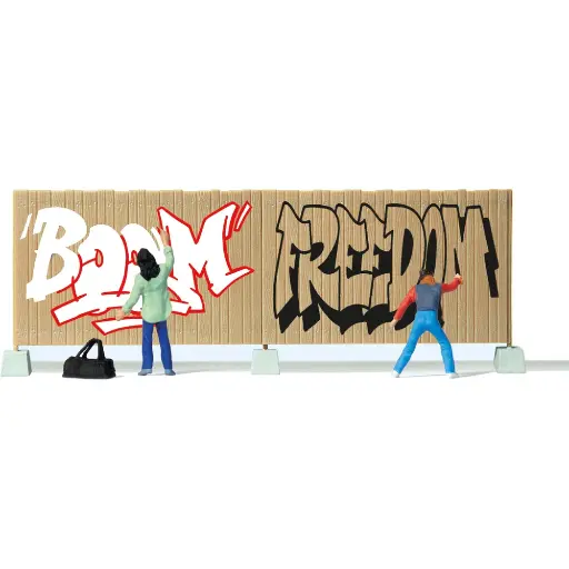 [PR10334] Lot de 2 Artistes de graffiti - Preiser 10334 - HO 1/87