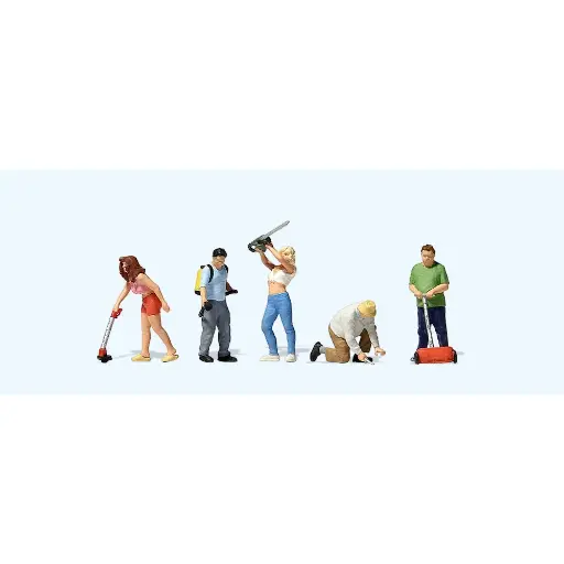 [PR10810] Jardinage - Preiser 10810 - HO 1/87