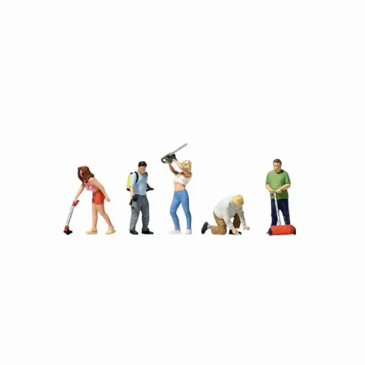 [PR10810] Jardinage - Preiser 10810 - HO 1/87