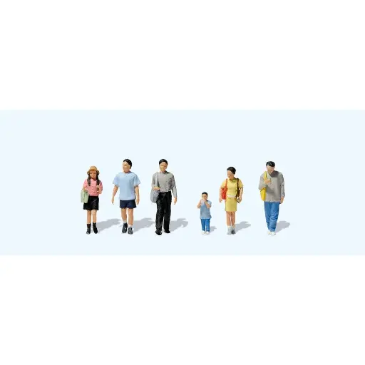 [PR10812] Passants chinois - Preiser 10812 - HO 1/87