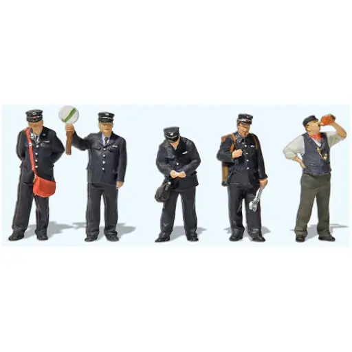 [PR10814] Employés ferroviaires - Preiser 10814 - HO 1/87