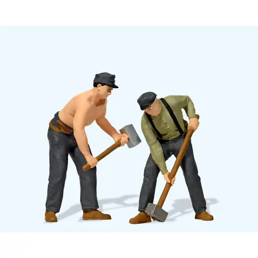 [PR44944] Ouvriers voie ferrée - Preiser 44944 - G 1/22.5