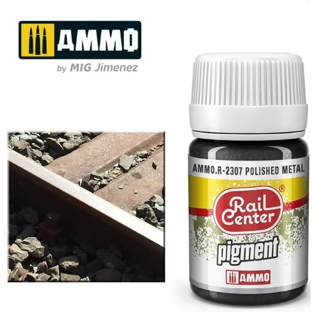 Effet Métal Poli pour Modélisme et Dioramas R-2307 - AMMO 4602307 - 35 ml