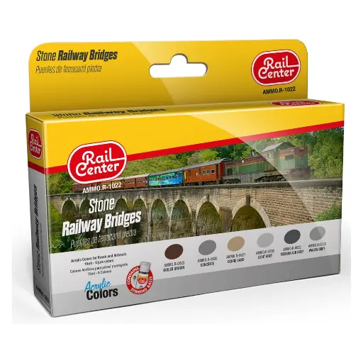 [AM4601022] Kit de peinture pour colorer les ponts en pierre - Ammo 4601022