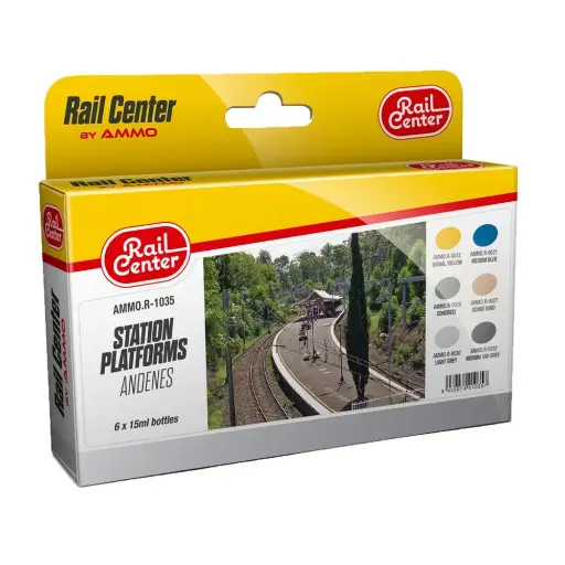 [AM4601035] Kit de peinture pour quais de gare - Ammo 4601035