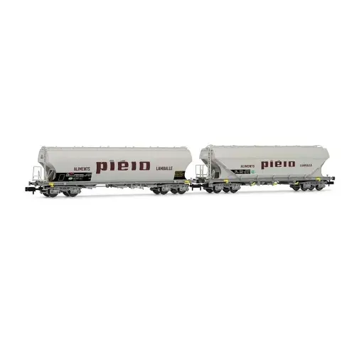 [HN6511] Set 2 wagons trémies Arnold HN6511 UAGPPS - N 1/160 - SNCF - EP IV