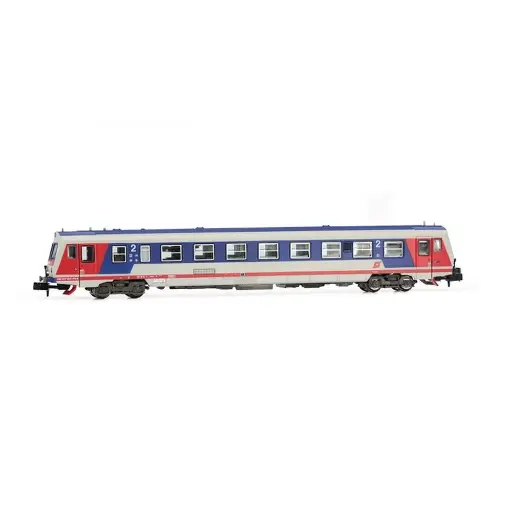 [HN2521] Autorail diesel 5047 075-6 livrée grise/bleue/rouge avec logo « Pflasch » - Arnold HN2521 - N 1/160 - ÖBB - Ep IV/V - Analogique - 2R