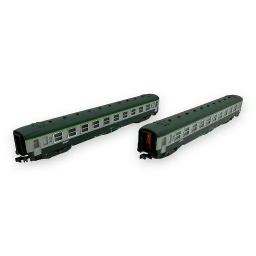 [HN4449] Set de 2 voitures DEV AO B10 - Arnold HN4449 - N 1/160 - SNCF - Ep IV - 2R